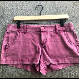 Never Worn Burgundy Shorts